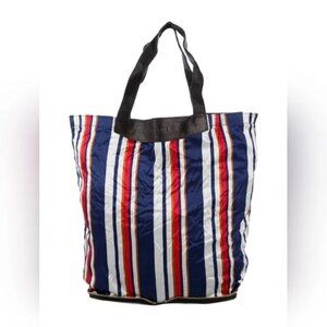 ROBERTO CAVALLI Leather-Trimmed Convertible Tote